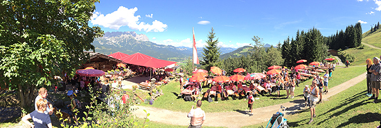 R&uuml;bezahl-Alm in Ellmau (&copy;Foto. Martin Schmitz)